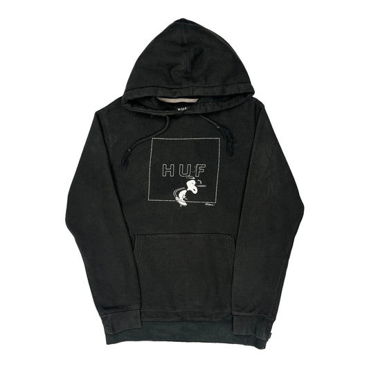 Snoopy Huf Graphic Hoodie - Medium Black Cotton