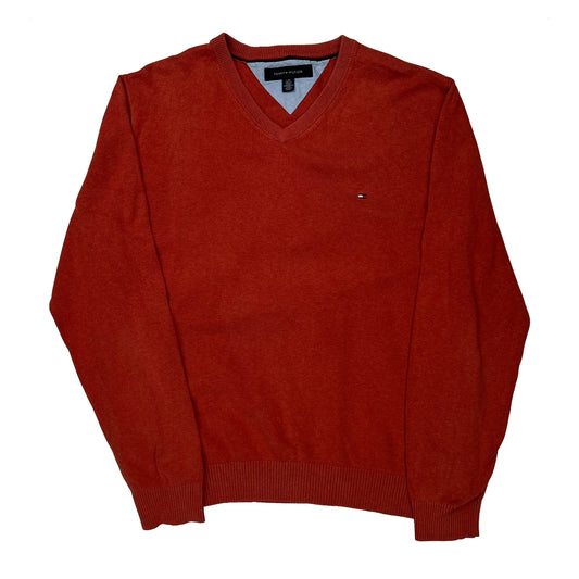 Tommy Hilfiger Jumper - Large Red Cotton