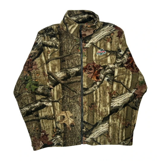 Vintage Mossy Oak Fleece - XL Camo Polyester