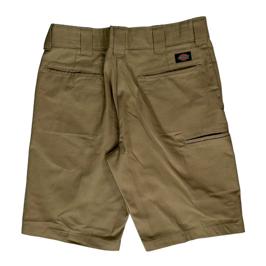 Dickies Chino Shorts - 32W 10L Khaki Polyester Blend