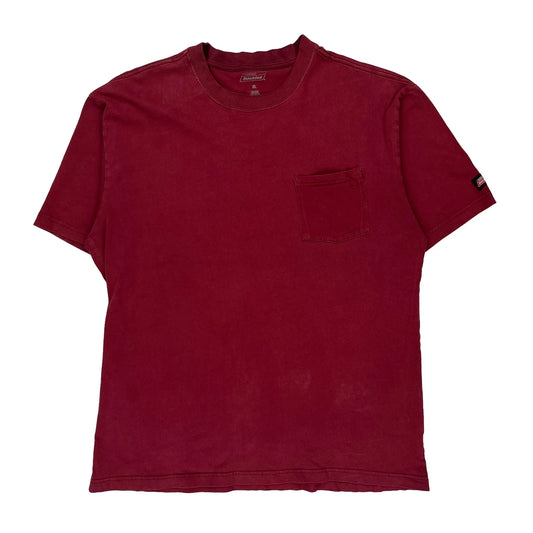 Dickies T-Shirt - XL Red Cotton