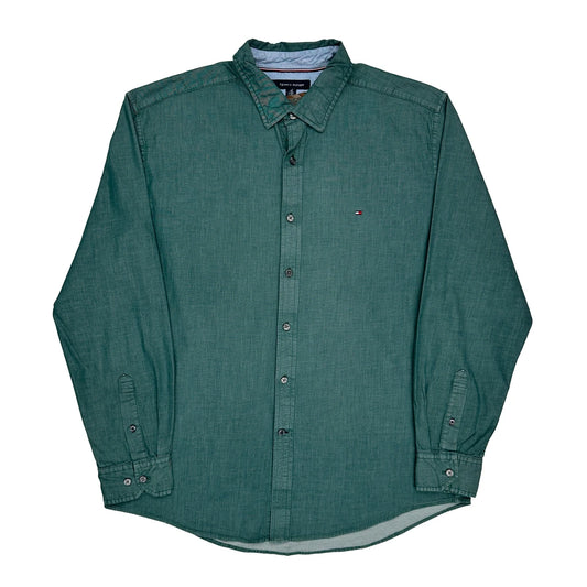 Tommy Hilfiger Shirt - XL Green Cotton