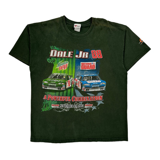 Dale Jr 88 Chase Authentics Nascar T-Shirt - XL Green Cotton