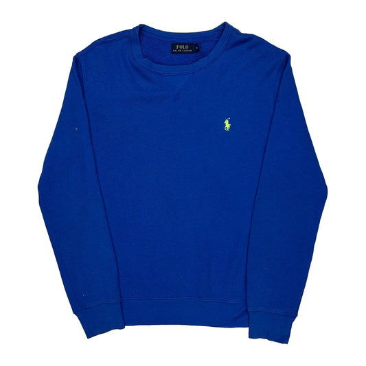 Polo By Ralph Lauren Jumper - Medium Blue Cotton