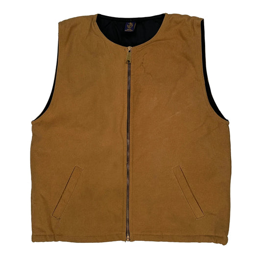 Vintage Urban Outfitters Gilet - XS Brown Cotton