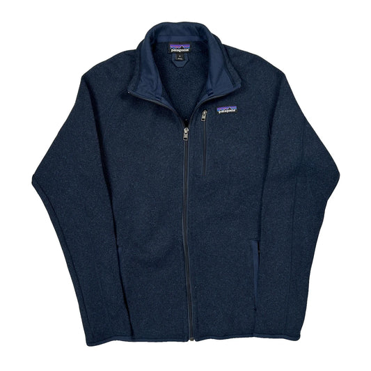 Patagonia Fleece Jacket - Small Blue Polyester