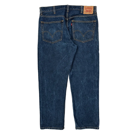 505 Levis Jeans - 36W 30L Blue Cotton
