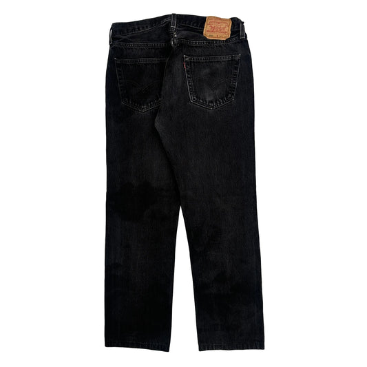 501 Levis Jeans - 32W 30L Black Cotton