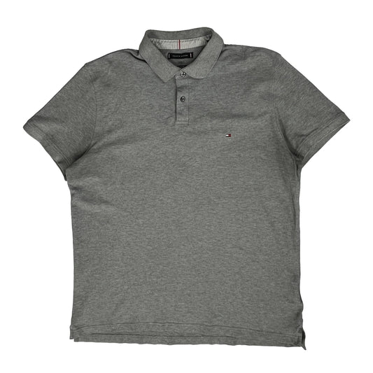 Tommy Hilfiger Polo Shirt - 2XL Grey Cotton