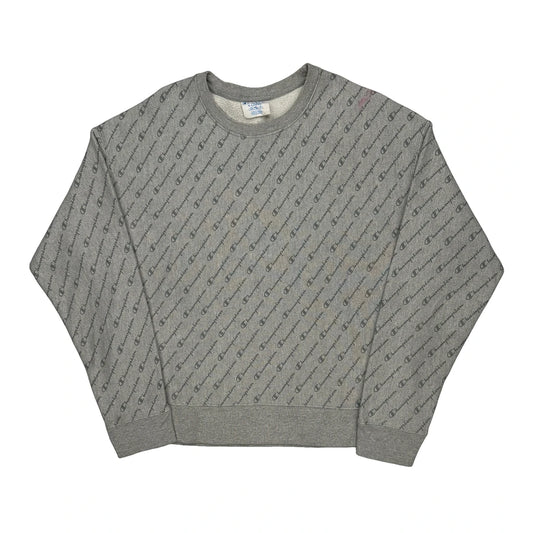 Reverse Weave Champion Sweatshirt - XL Grey Cotton