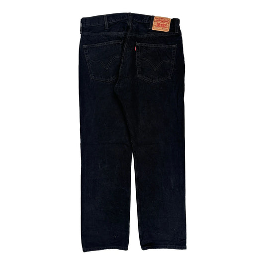 Vintage 501 Levis Jeans - 36W 34L Black Cotton