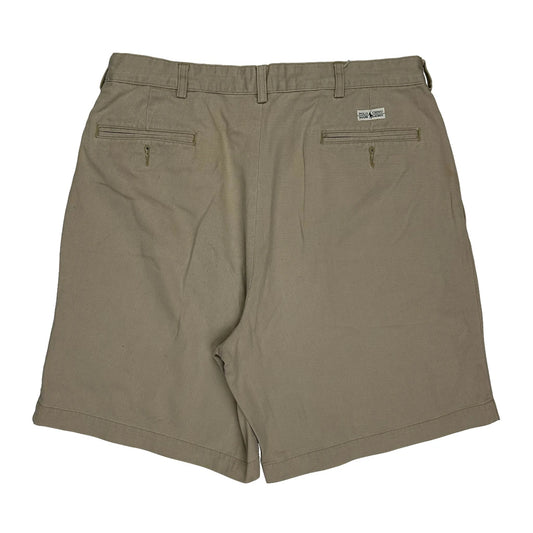 Vintage Polo By Ralph Lauren Shorts - 34W 9L Beige Cotton