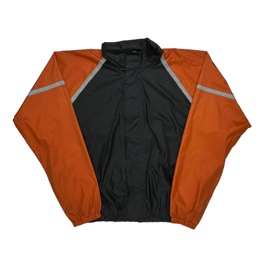 Vintage Motorcycles Harley Davidson Windbreaker - 2XL Black Nylon