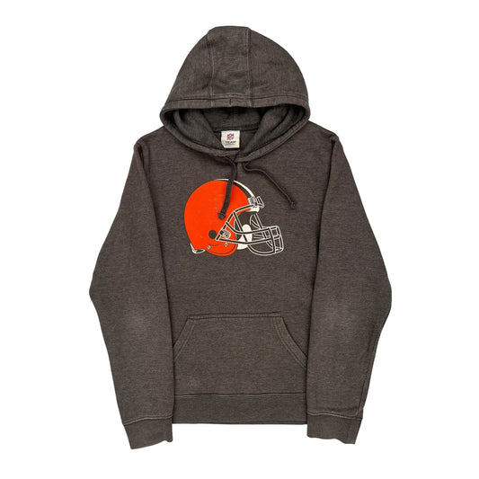 Cleveland Browns Nfl Hoodie - Medium Grey Cotton Blend