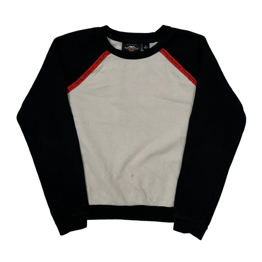 Motorcycles Harley Davidson Spellout Sweatshirt - Medium Black Cotton