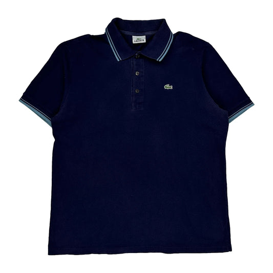Lacoste Polo Shirt - Large Navy Cotton