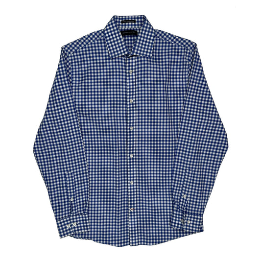 Tommy Hilfiger Checked Shirt - Small Blue Cotton