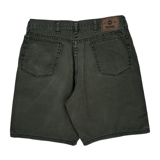 Wrangler Denim Shorts - 34W 9L Green Cotton