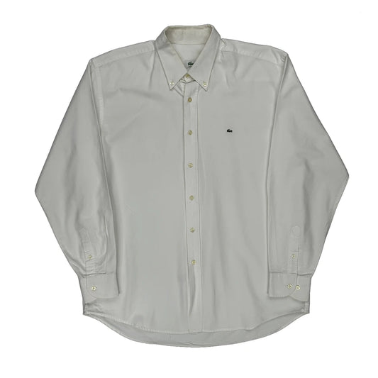 Lacoste Shirt - Large White Cotton