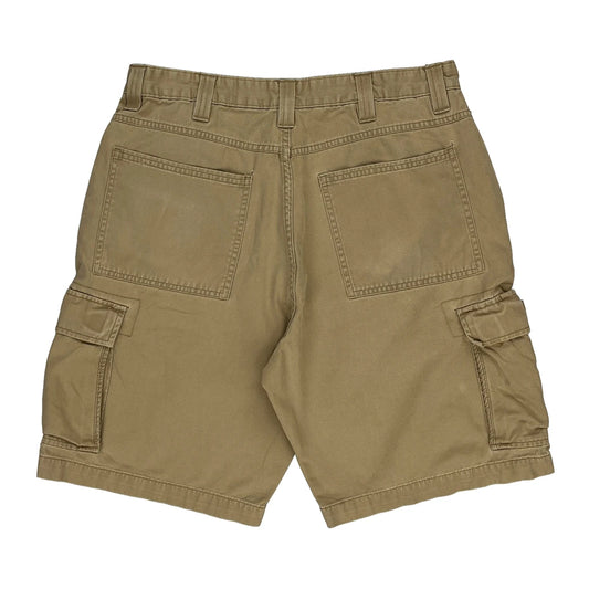 Wrangler Cargo Shorts - 32W 10L Beige Cotton
