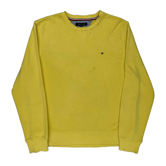 Tommy Hilfiger Sweatshirt - Large Yellow Cotton