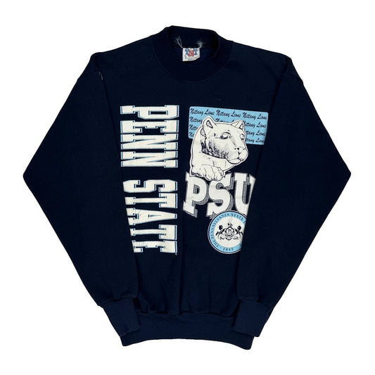 Penn State Tnt College Sweatshirt - Large Navy Cotton