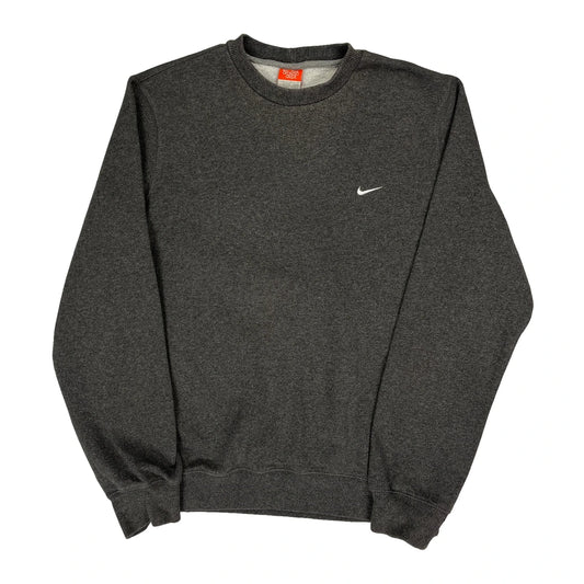 Nike Sweatshirt - Large Grey Cotton