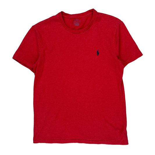 Polo By Ralph Lauren T-Shirt - Medium Red Cotton