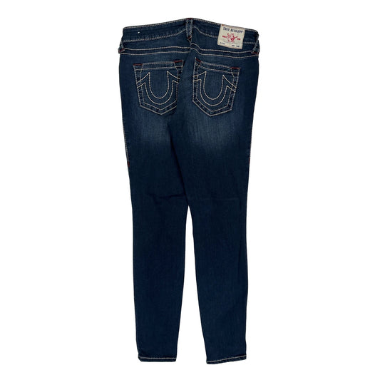 True Religion Skinny Jeans - 31W UK 10 Blue Denim