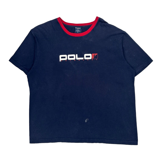 Polo Sport Spellout T-Shirt - 2XL Red Cotton
