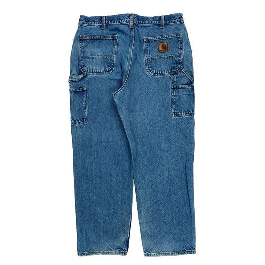 Carhartt Carpenter Jeans - 36W 30L Blue Denim