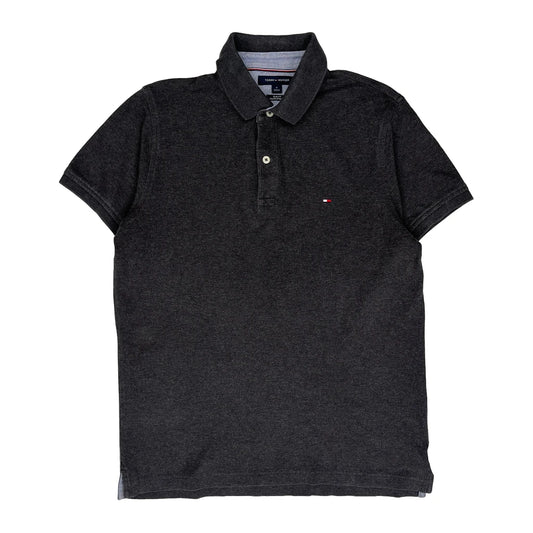 Tommy Hilfiger Polo Shirt - Medium Grey Cotton