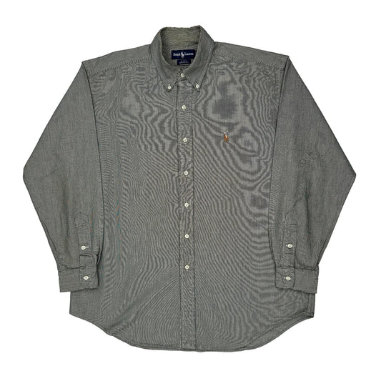 Ralph Lauren Shirt - Large Grey Cotton