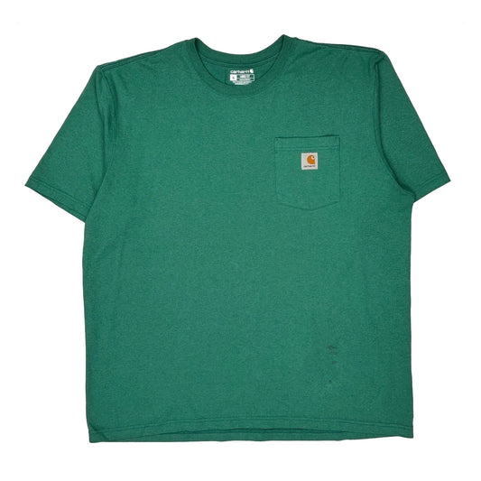 Carhartt T-Shirt - XL Green Cotton
