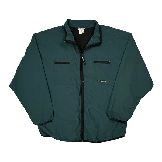 Reebok Windbreaker - XL Green Polyester