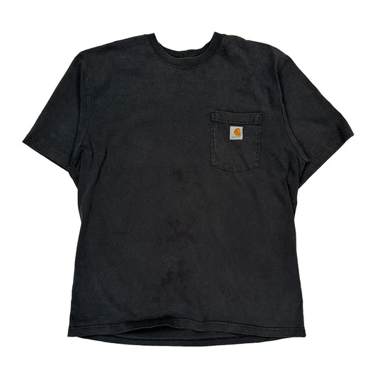 Carhartt T-Shirt - Large Black Cotton