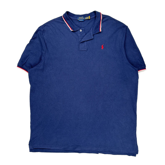 Polo By Ralph Lauren Polo Shirt - 2XL Blue Cotton