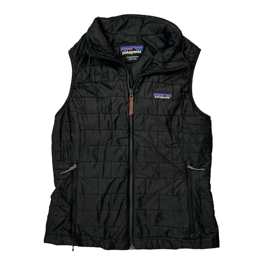 Vintage Patagonia Gilet - Small Black Polyester