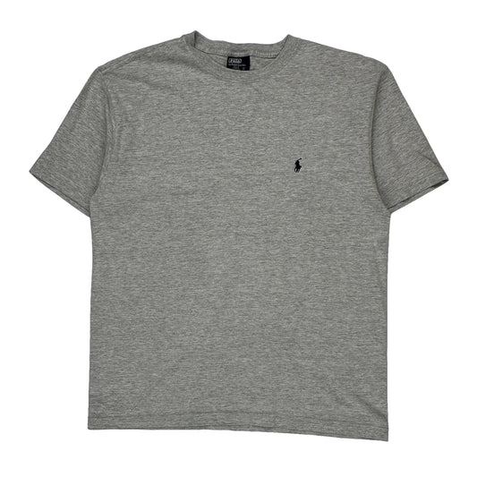 Polo By Ralph Lauren T-Shirt - Small Grey Cotton