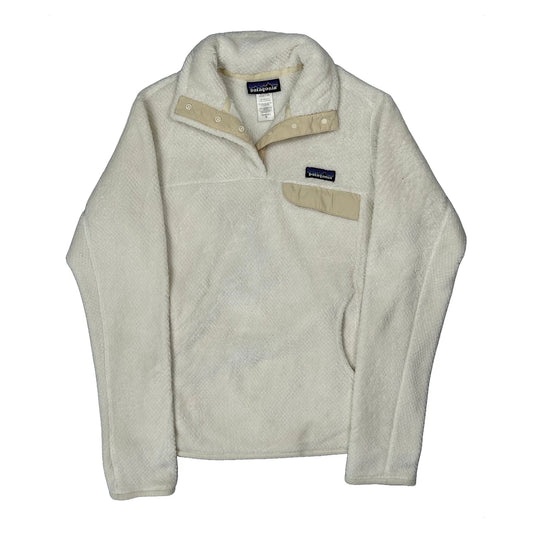 Vintage Patagonia Fleece - Medium Cream Polyester