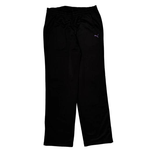 Vintage Puma Tracksuit - Medium Black Polyester
