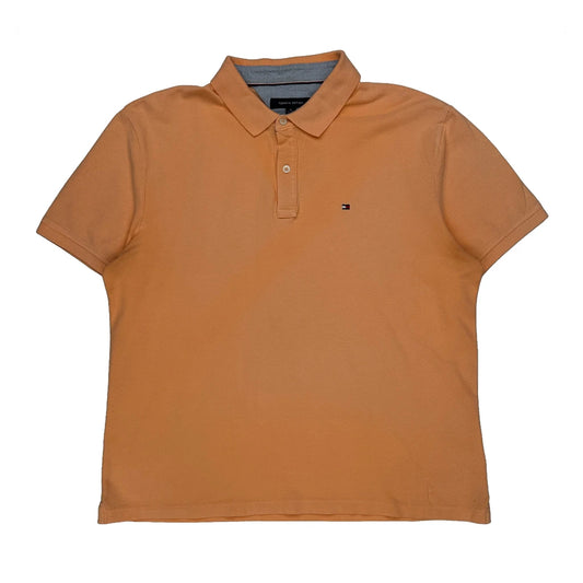 Vintage Tommy Hilfiger Polo Shirt - XL Orange Cotton