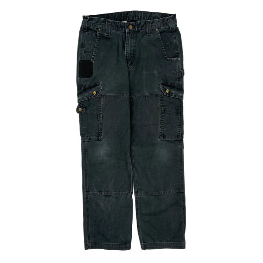 Carhartt Cargo Trousers - 34W 32L Black Cotton
