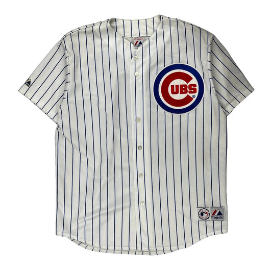 Chicago Cubs Majestic Mlb Jersey - XL White Polyester