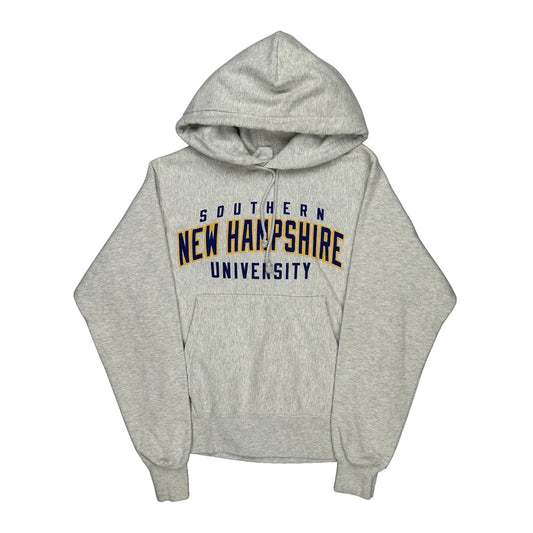 Southern New Hampshire University Champion College Hoodie - Small Grey Cotton