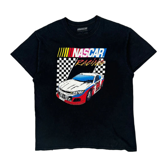 Racing Nascar T-Shirt - Large Black Cotton