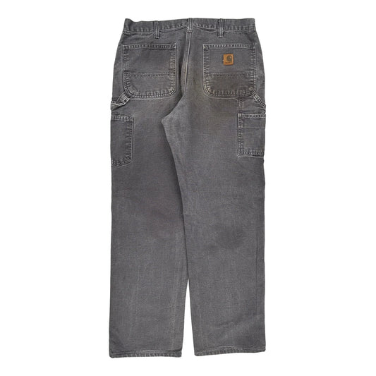 Carhartt Carpenter Trousers - 33W 34L Grey Cotton