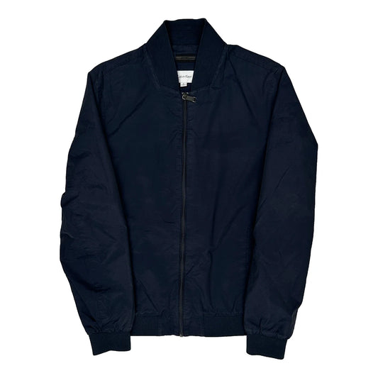 Vintage Calvin Klein Bomber Jacket - XS Navy Polyester