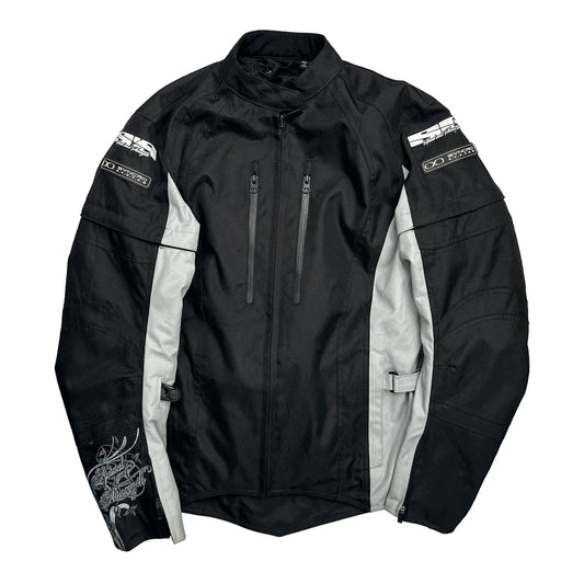 Faster Stronger Speed & Strength Motorcycle Jacket - Medium Black Polyester