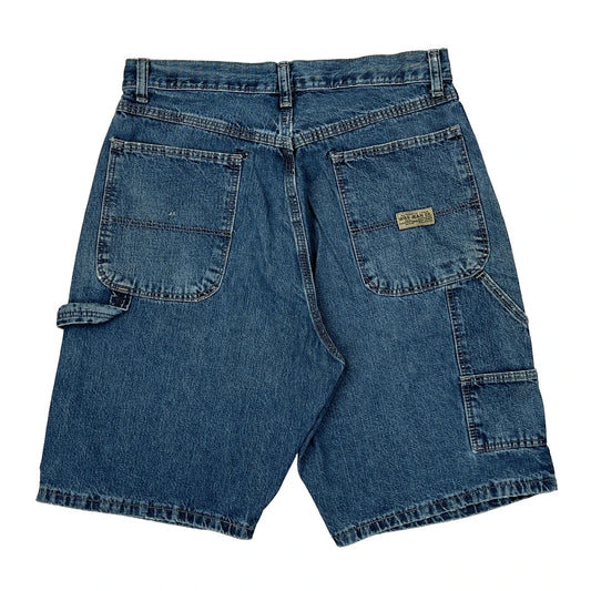 Wrangler Carpenter Shorts - 28W 10L Blue Denim
